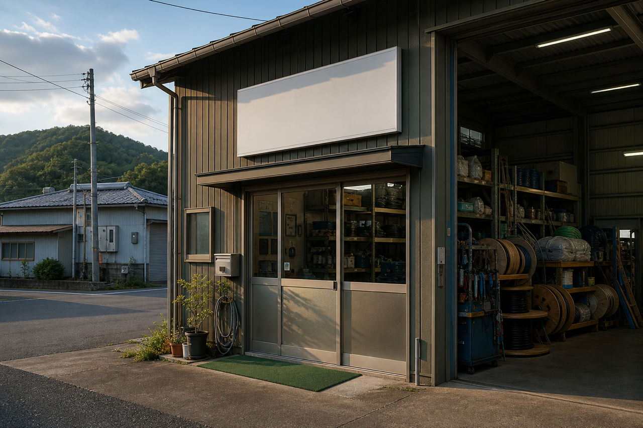 千本設備工業所の作業現場